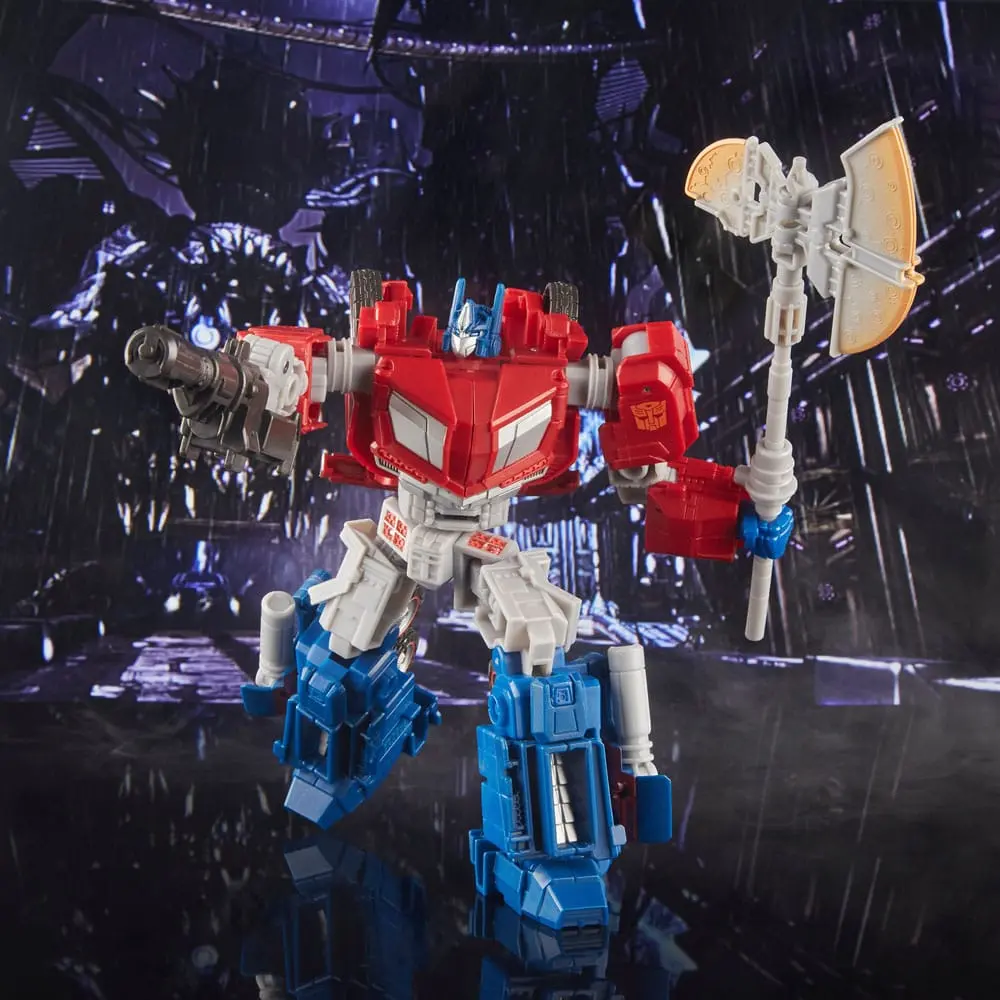 Transformers Generations Studio Series Voyager Class Action Figure Gamer Edition Optimus Prime 17 cm product photo