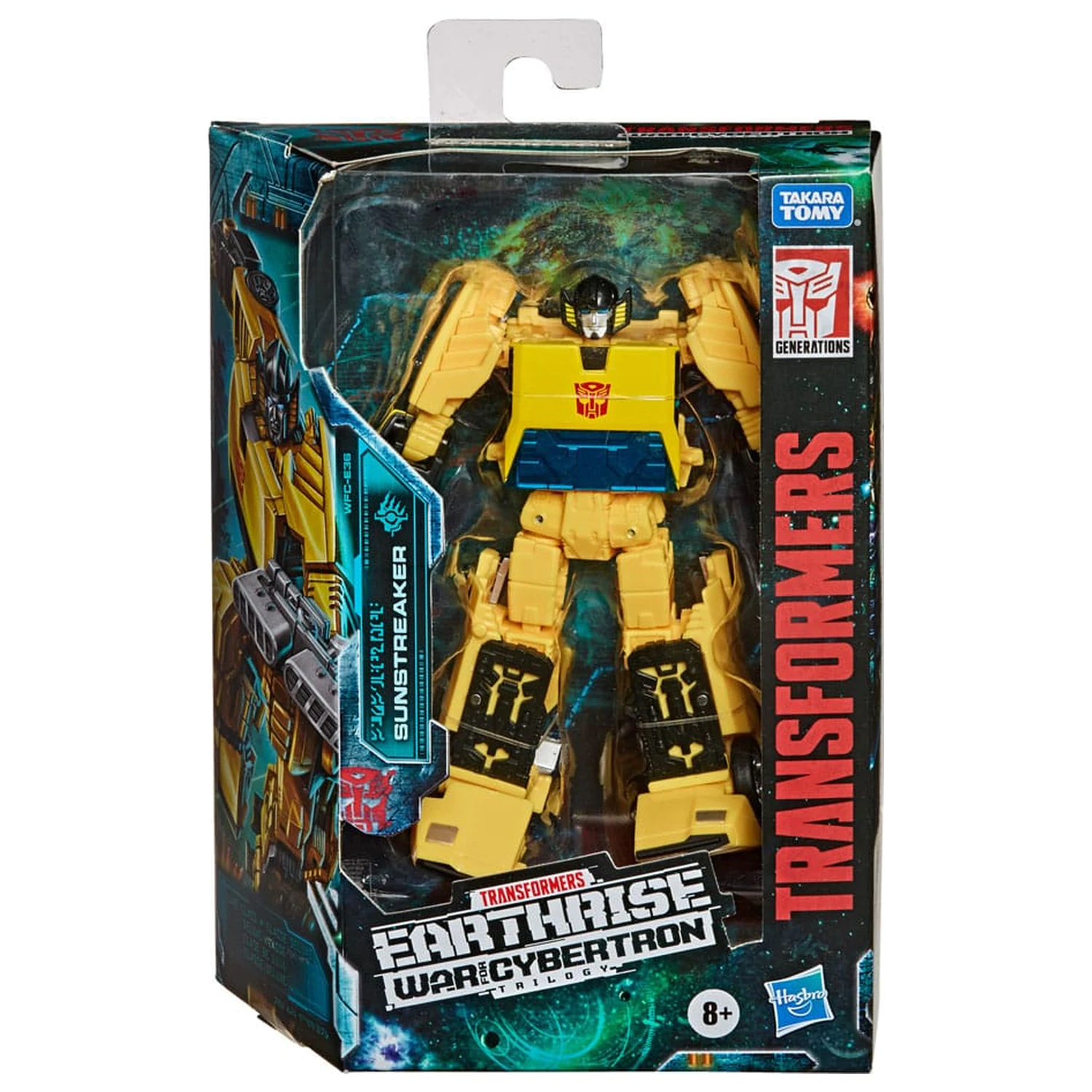 Transformers Generations War for Cybertron: Earthrise Deluxe Class Action Figure Sunstreaker 14 cm product photo