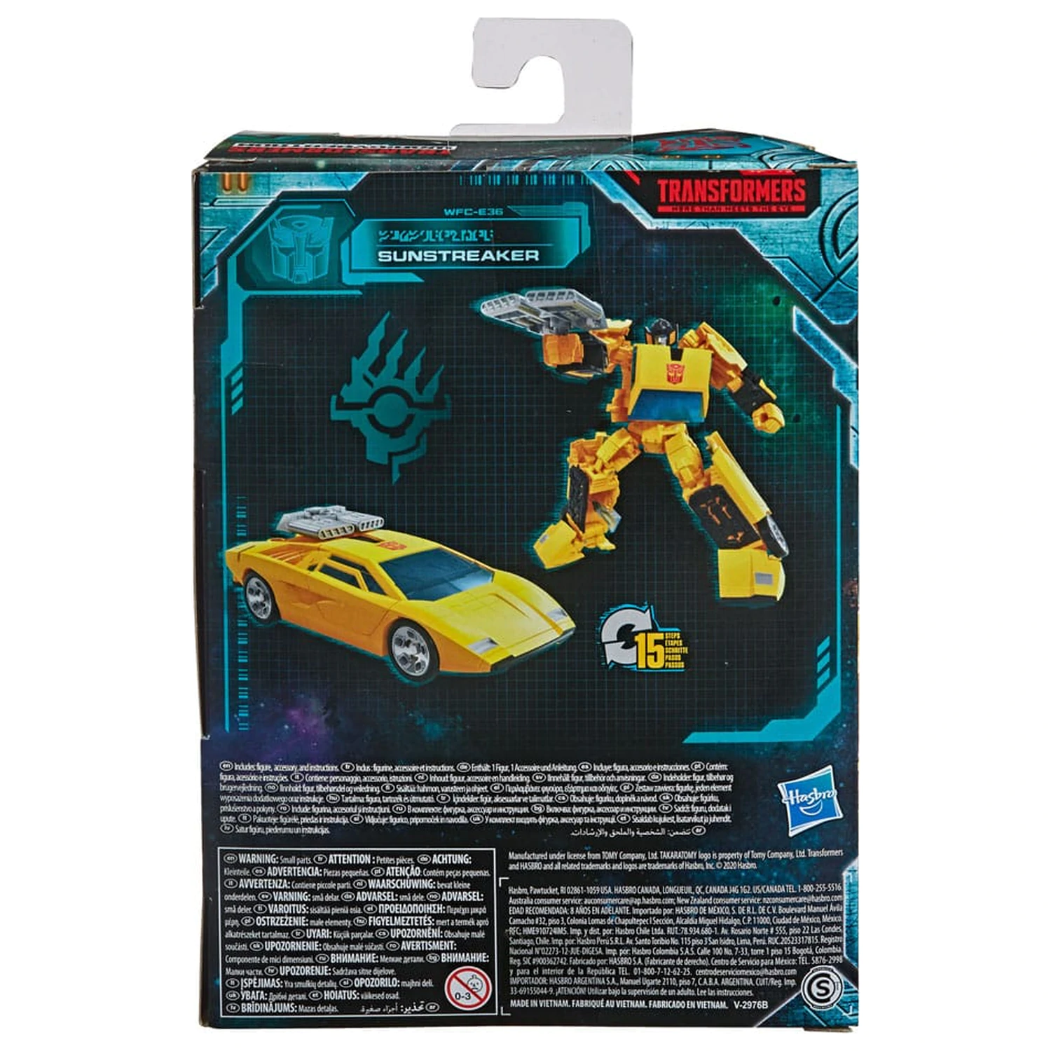 Transformers Generations War for Cybertron: Earthrise Deluxe Class Action Figure Sunstreaker 14 cm product photo