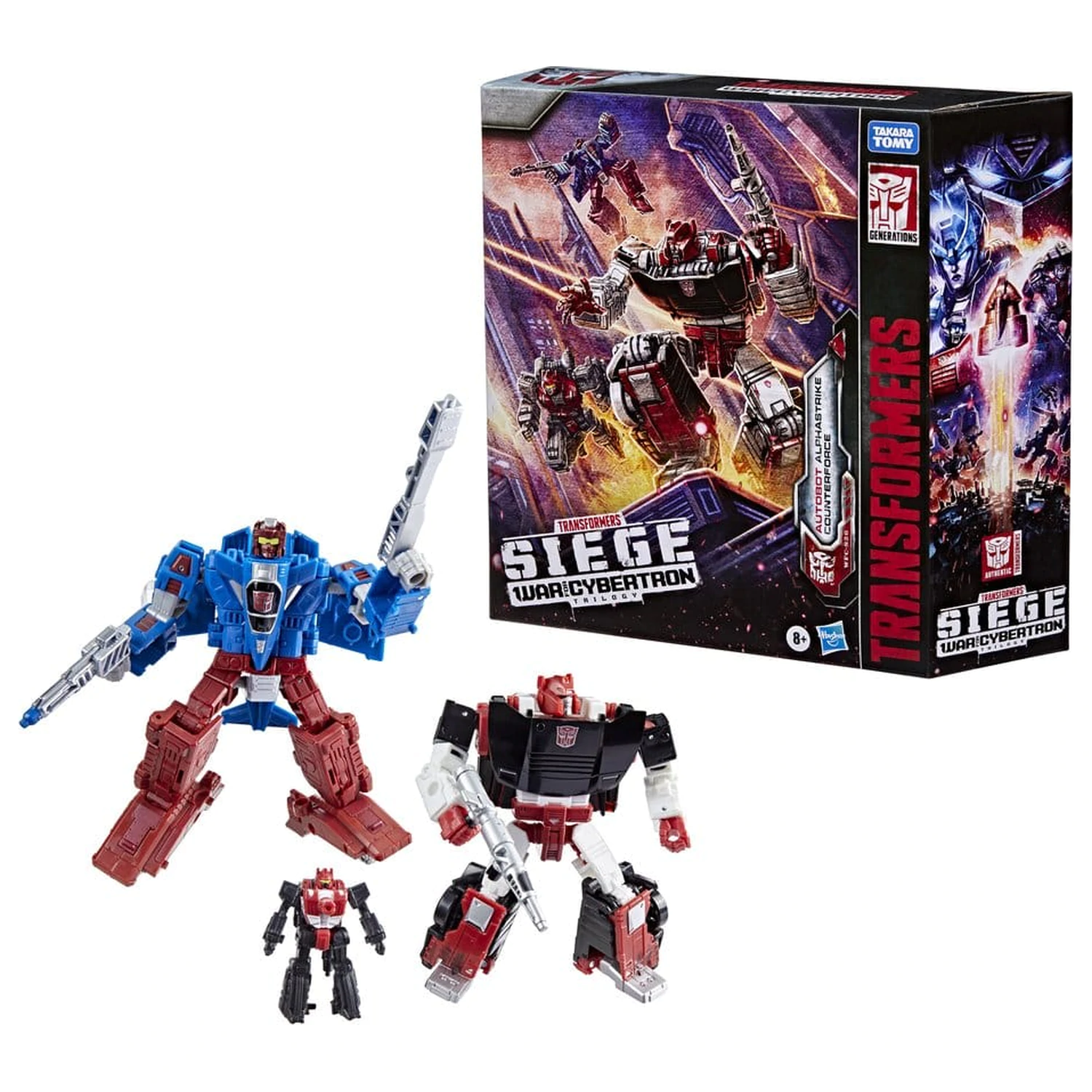 Transformers Generations War for Cybertron: Siege Action Figure 3-Pack Autobot Alphastrike Counterforce product photo