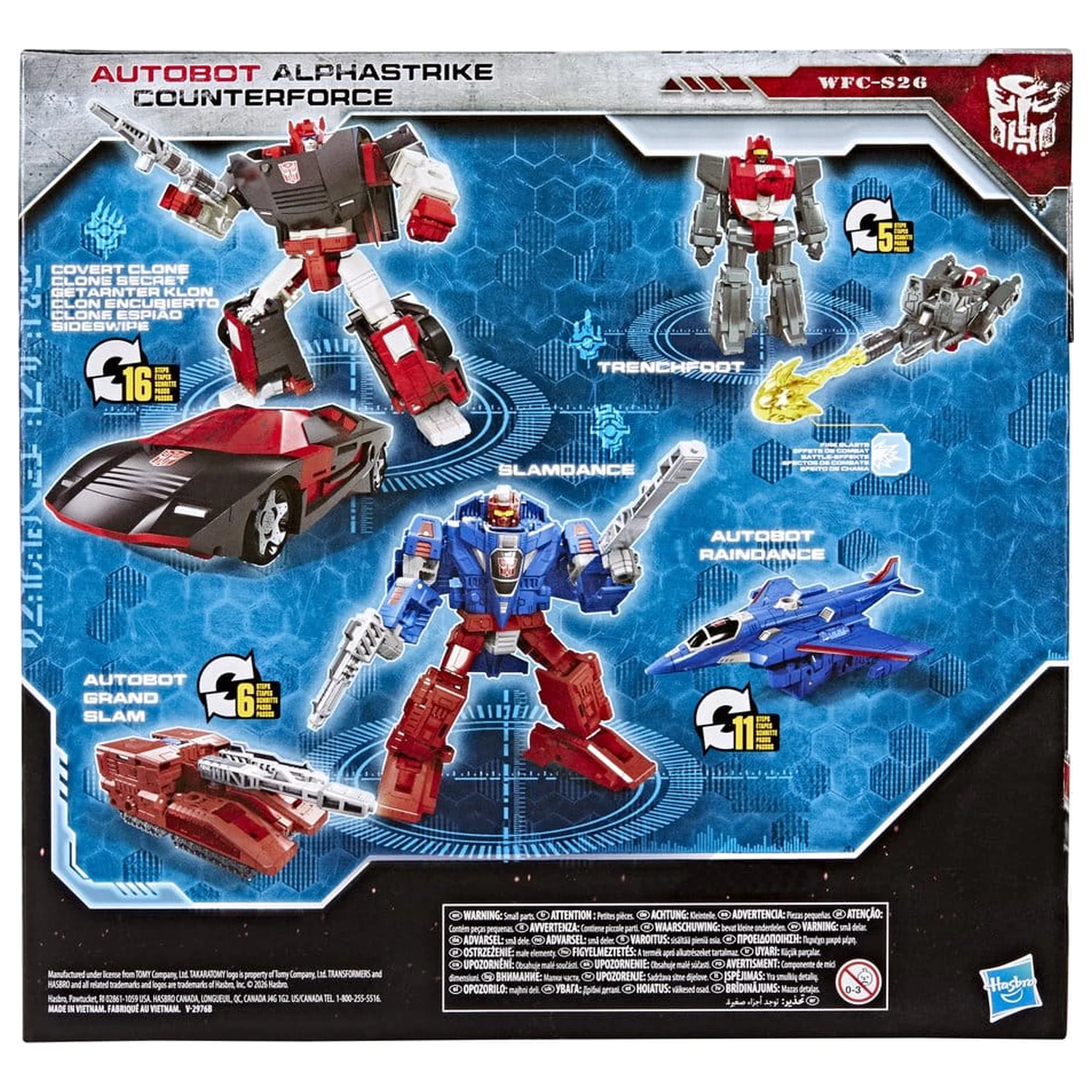 Transformers Generations War for Cybertron: Siege Action Figure 3-Pack Autobot Alphastrike Counterforce product photo