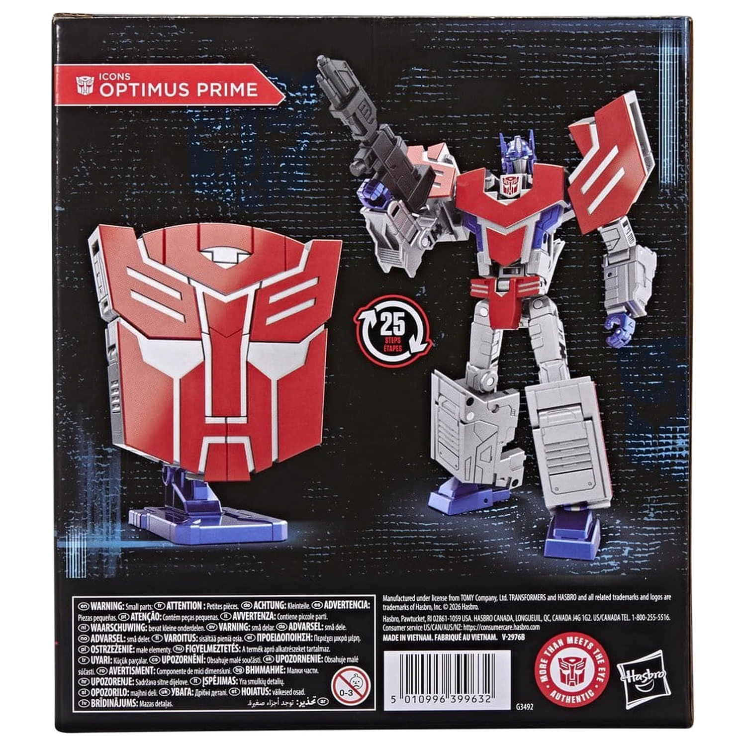 Transformers Icons Voyager Class Action Figure Optimus Prime 17 cm product photo