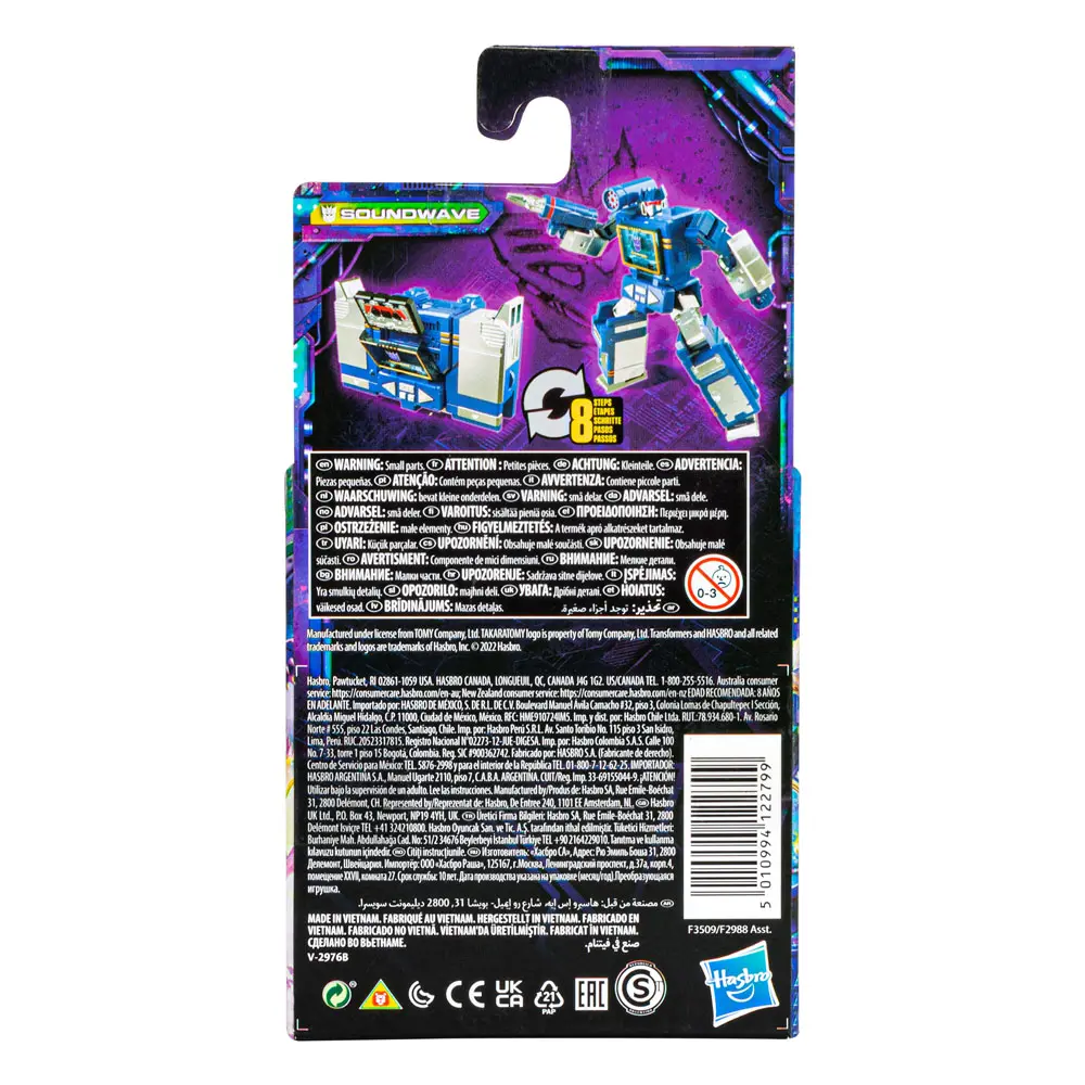 Transformers Legacy Core Class Action Figure Soundwave 9 cm product photo