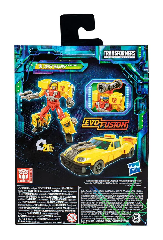 Transformers Legacy Evolution Deluxe Class Action Figure Armada Universe Hot Shot 14 cm product photo