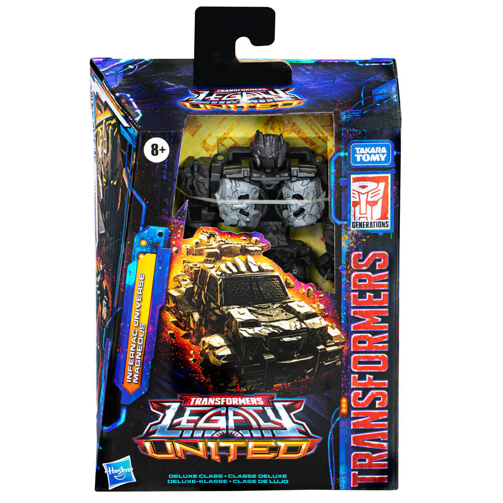 Transformers Legacy United Deluxe Class Animated Infernal Universe Magneous action figure 14cm termékfotó