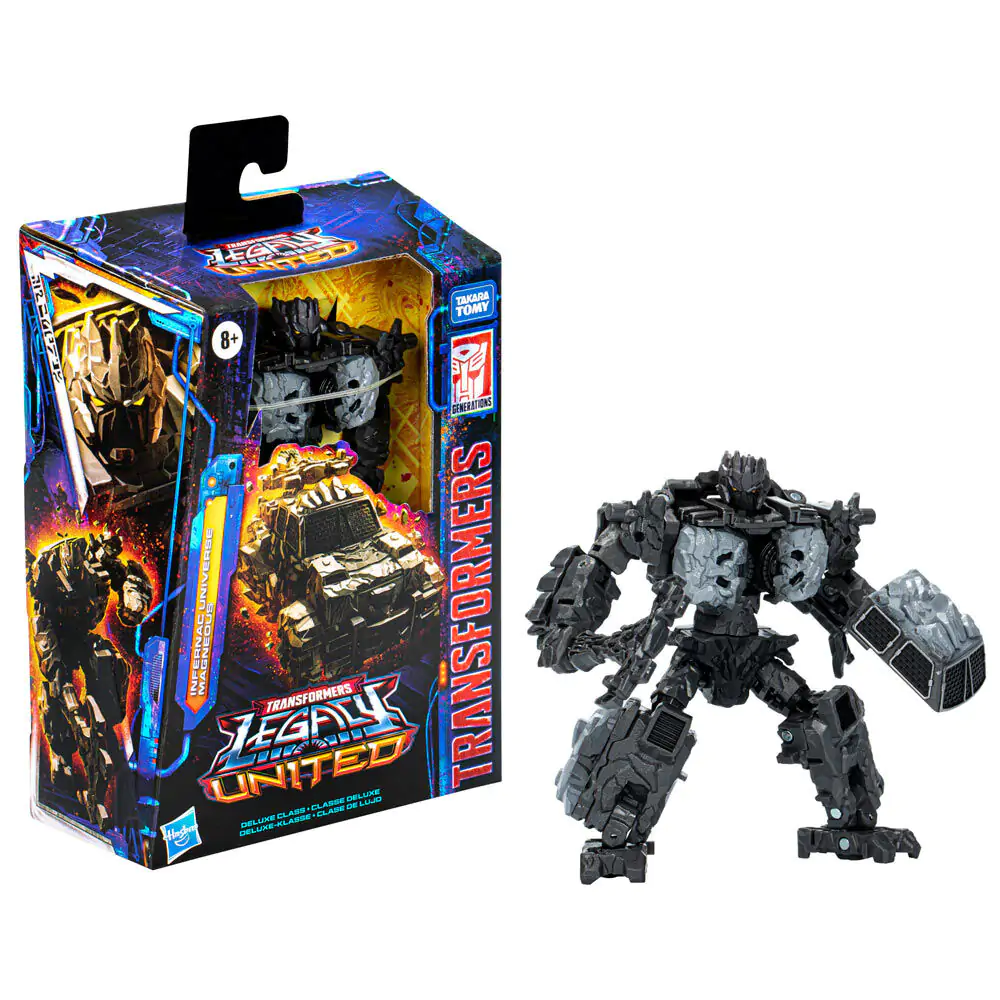 Transformers Legacy United Deluxe Class Animated Infernal Universe Magneous action figure 14cm termékfotó