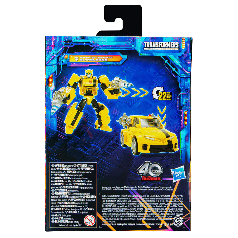 Transformers Legacy United Deluxe Class Animated Universe Bumbleebee action figure 14cm termékfotó