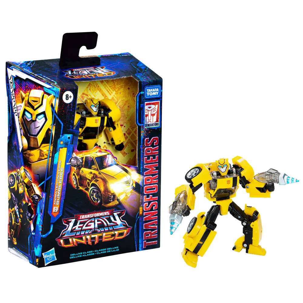 Transformers Legacy United Deluxe Class Animated Universe Bumbleebee action figure 14cm product photo