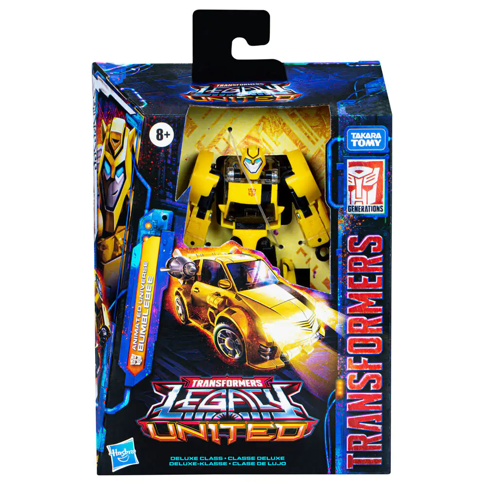 Transformers Legacy United Deluxe Class Animated Universe Bumbleebee action figure 14cm termékfotó