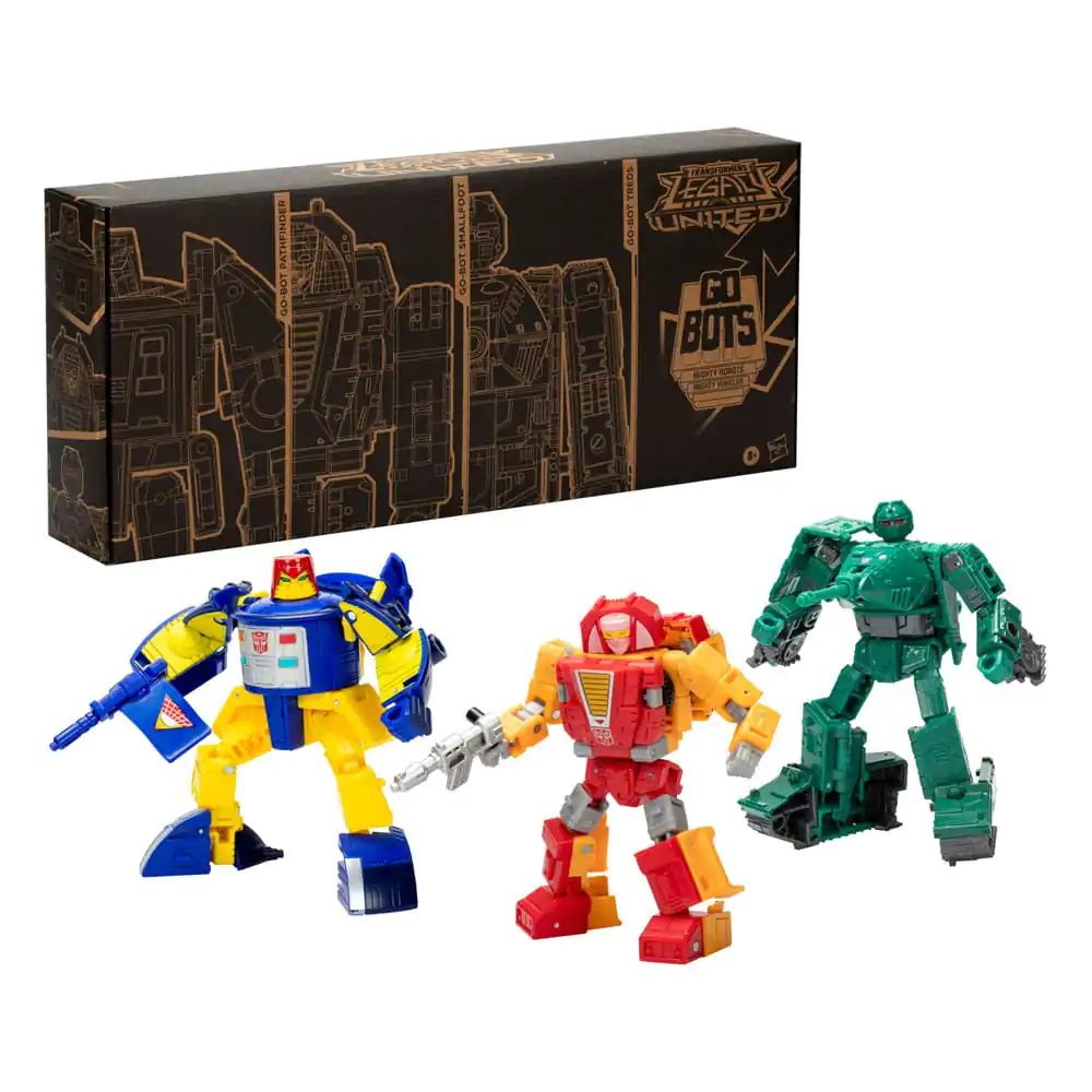 Transformers Legacy United Deluxe Class Action Figure 3-Pack Go-Bot Guardians 14 cm termékfotó