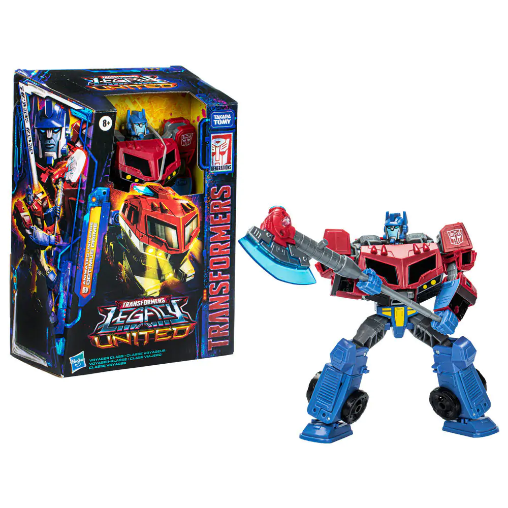 Transformers Legacy United Voyager Class Animated Universe Optimus Prime figure 17,5cm termékfotó