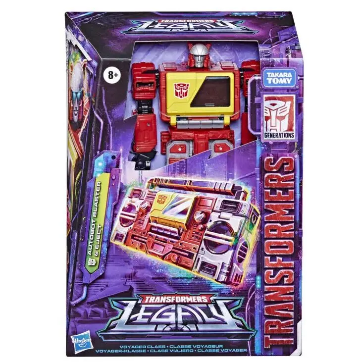 Transformers Generations Legacy Voyager Action Figure Autobot Blaster &amp; Eject 9 cm product photo