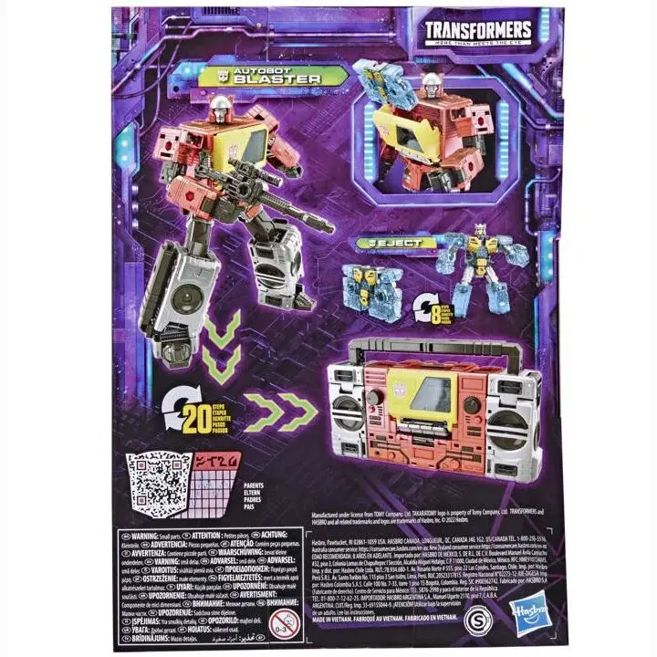 Transformers Generations Legacy Voyager Action Figure Autobot Blaster &amp; Eject 9 cm product photo