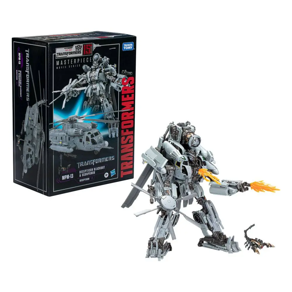Transformers Masterpiece Movie Series Action Figure Decepticon Blackout &amp; Scorponok 29 cm product photo