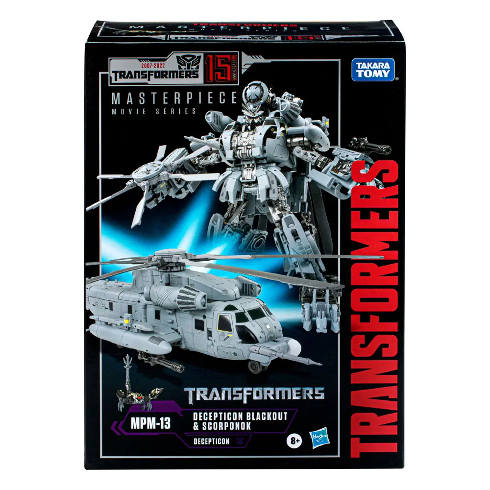 Transformers Masterpiece Movie Series Action Figure Decepticon Blackout &amp; Scorponok 29 cm product photo