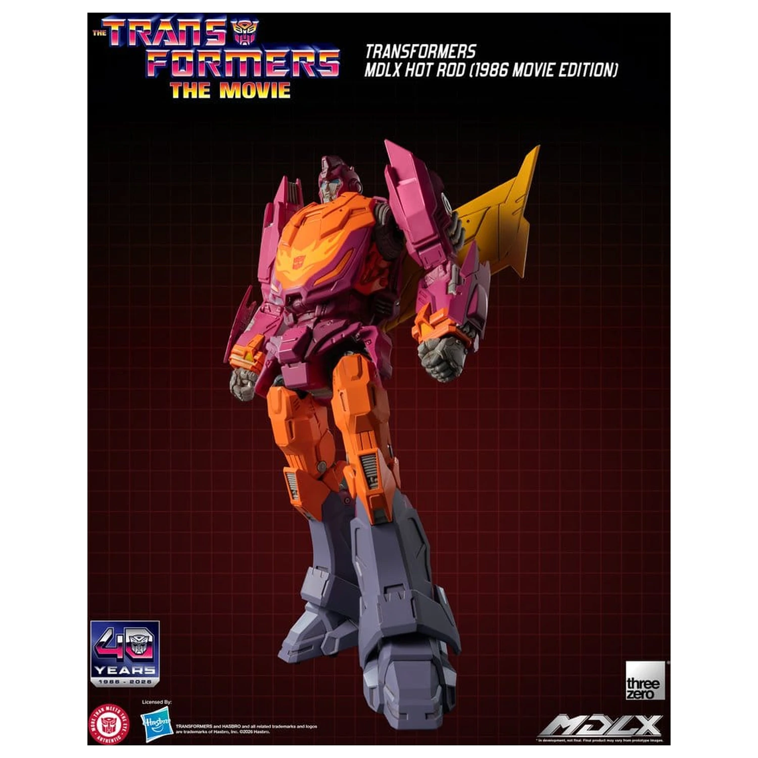 Transformers MDLX Action Figure Hot Rod (1986 Movie Edition) 18 cm product photo