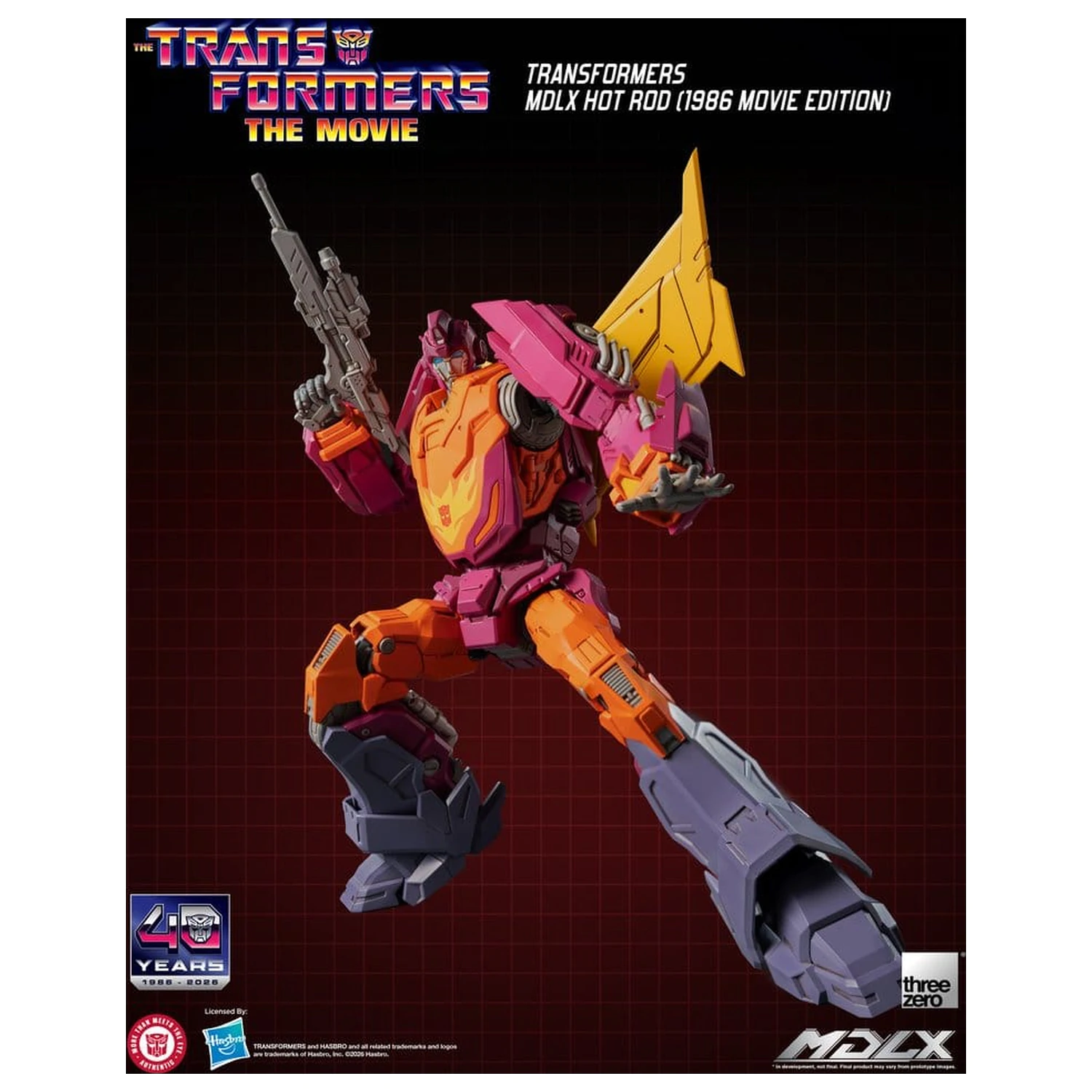 Transformers MDLX Action Figure Hot Rod (1986 Movie Edition) 18 cm product photo