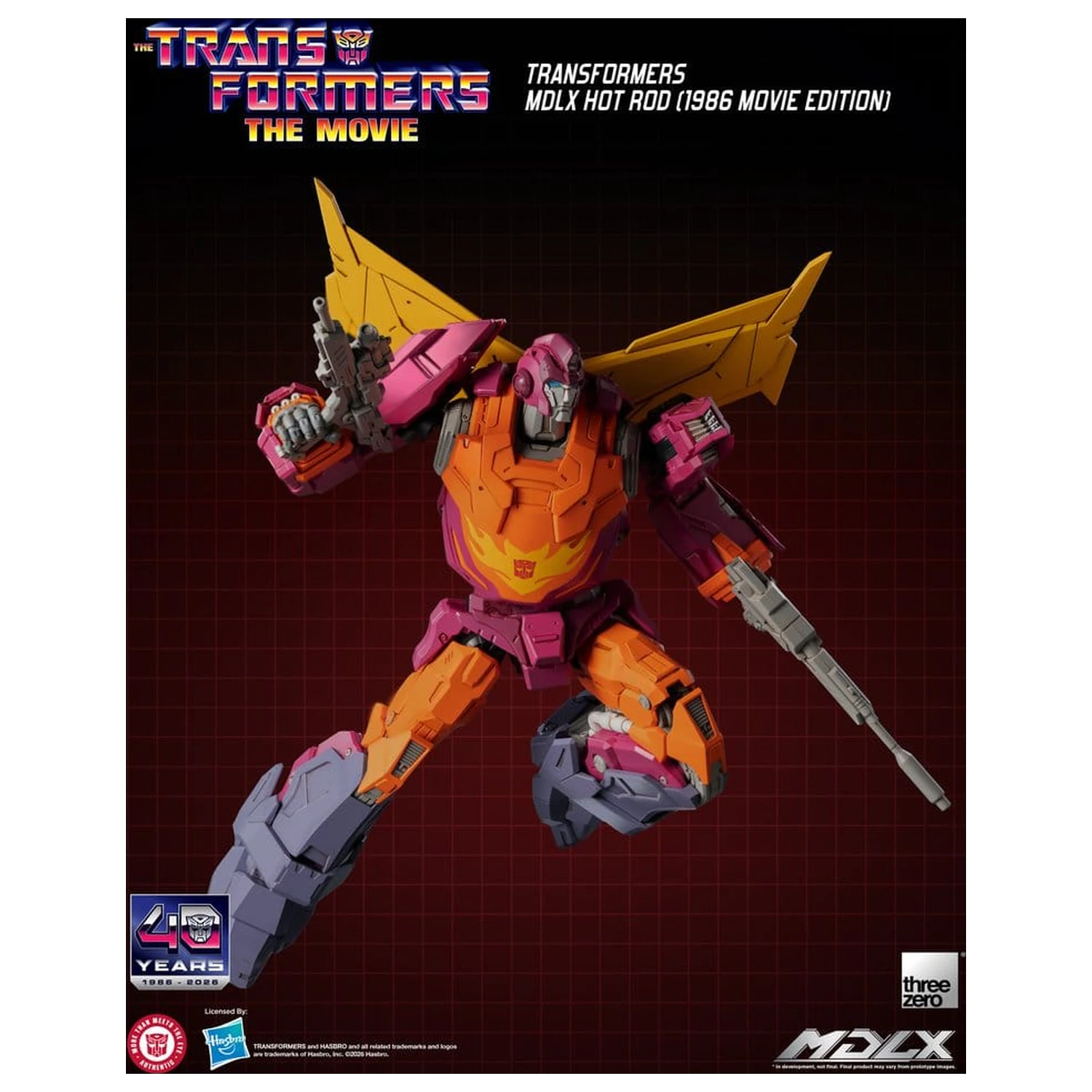 Transformers MDLX Action Figure Hot Rod (1986 Movie Edition) 18 cm product photo