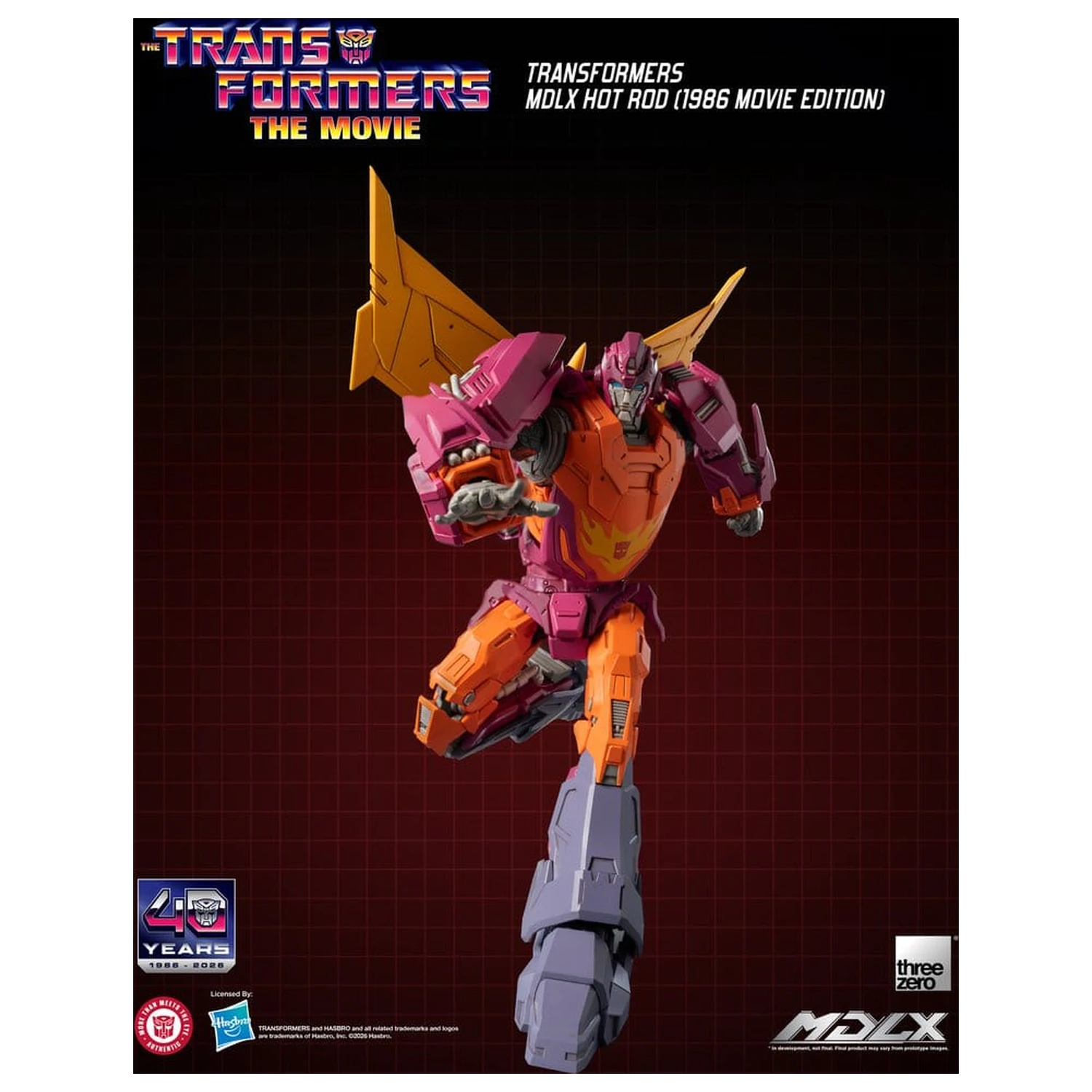Transformers MDLX Action Figure Hot Rod (1986 Movie Edition) 18 cm product photo
