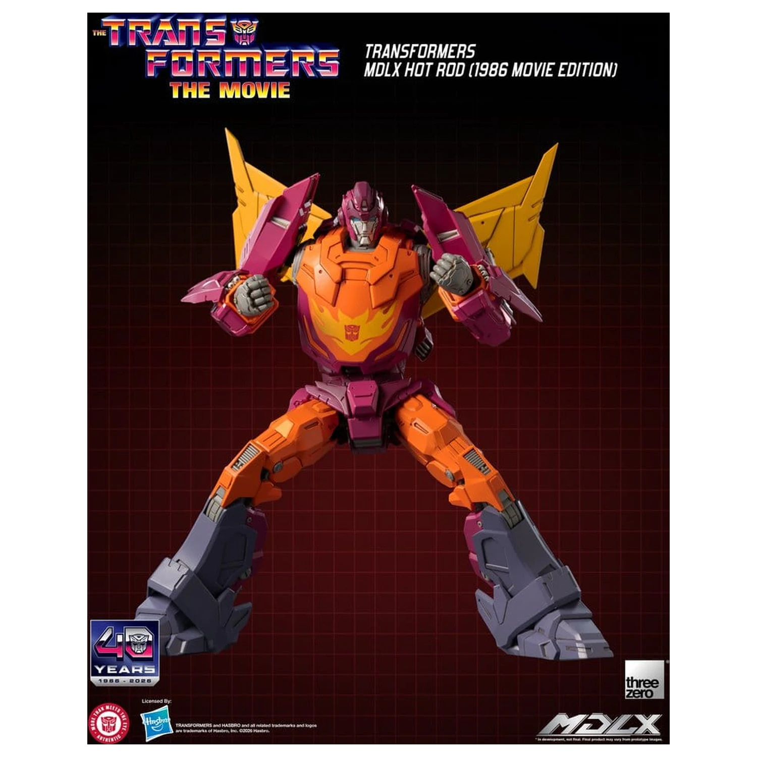 Transformers MDLX Action Figure Hot Rod (1986 Movie Edition) 18 cm product photo
