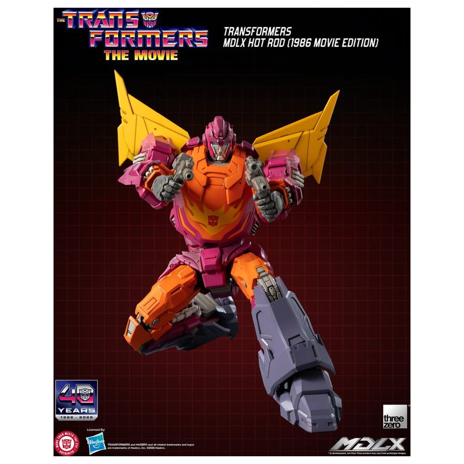 Transformers MDLX Action Figure Hot Rod (1986 Movie Edition) 18 cm product photo