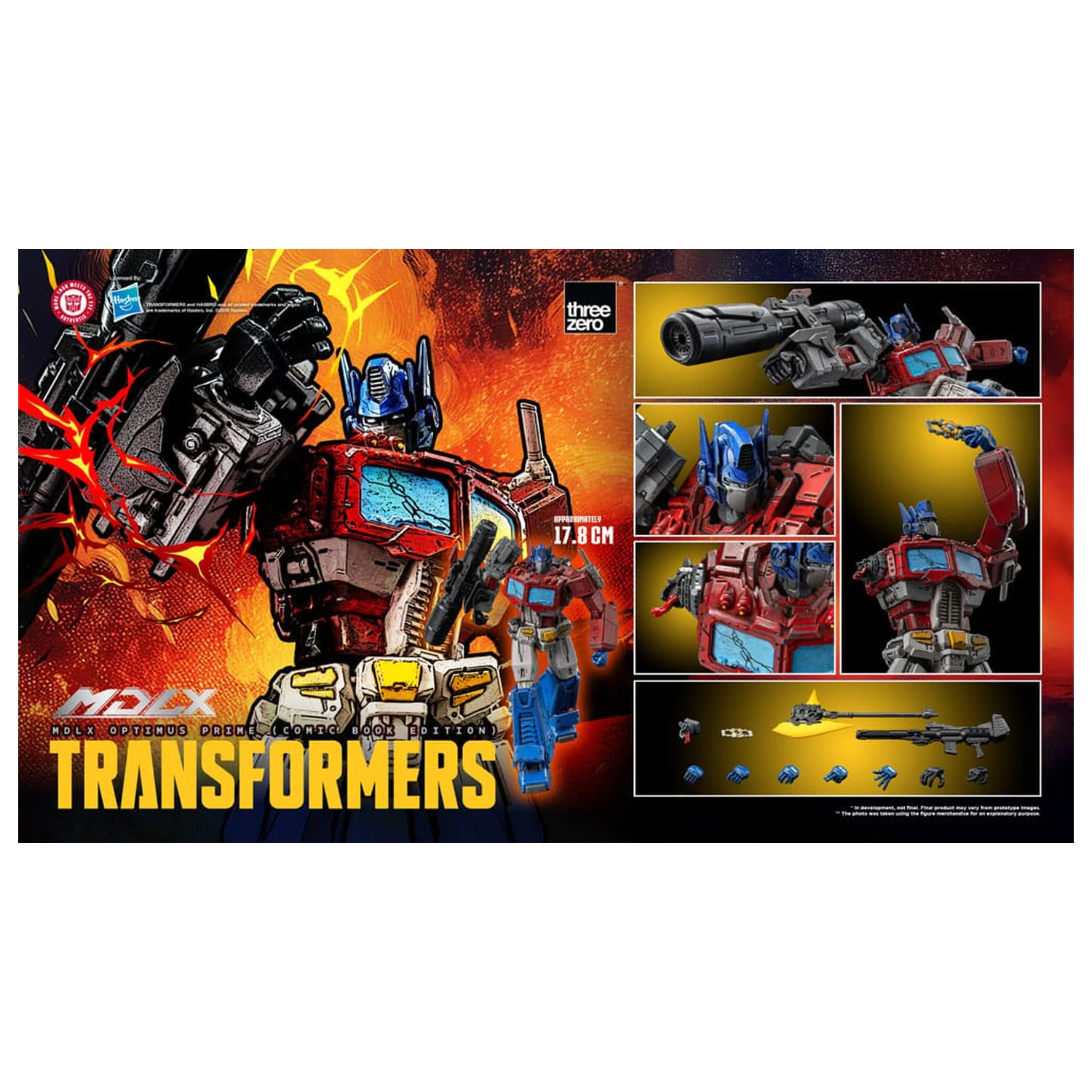 Transformers MDLX Action Figure Optimus Prime (Comic Book Edition) 18 cm product photo