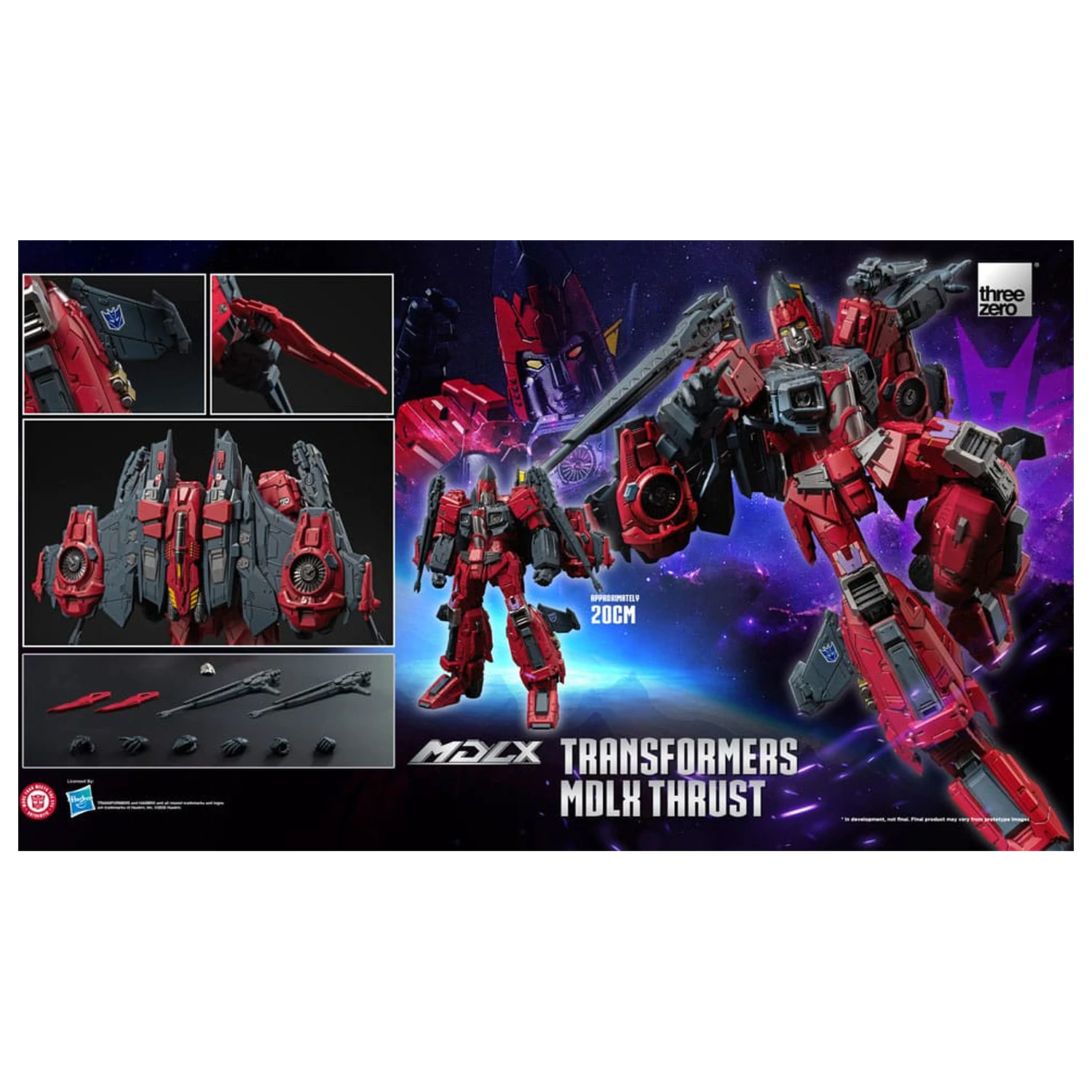 Transformers MDLX Action Figure Thrust 20 cm   product photo