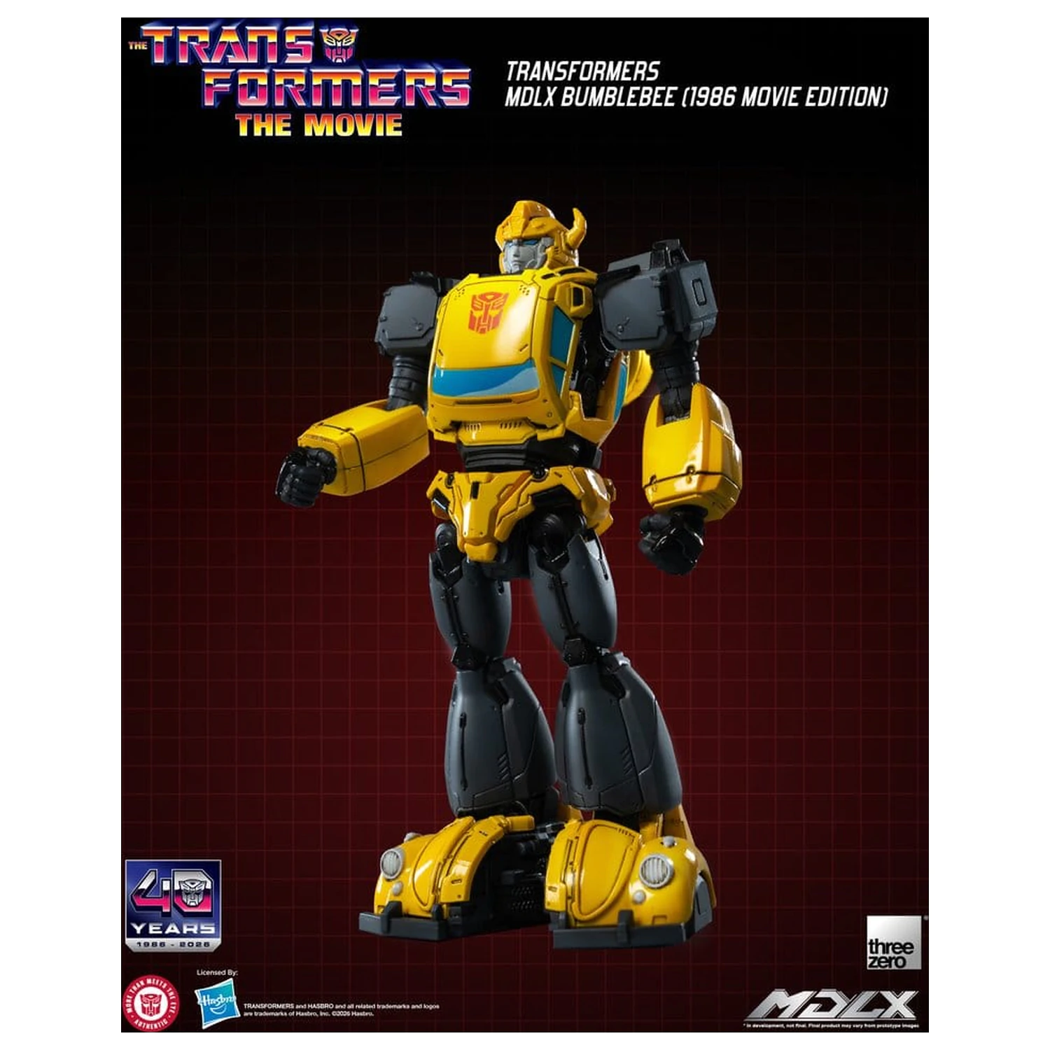 Transformers MDLX Action Figure Bumblebee (1986 Movie Edition) 12 cm product photo