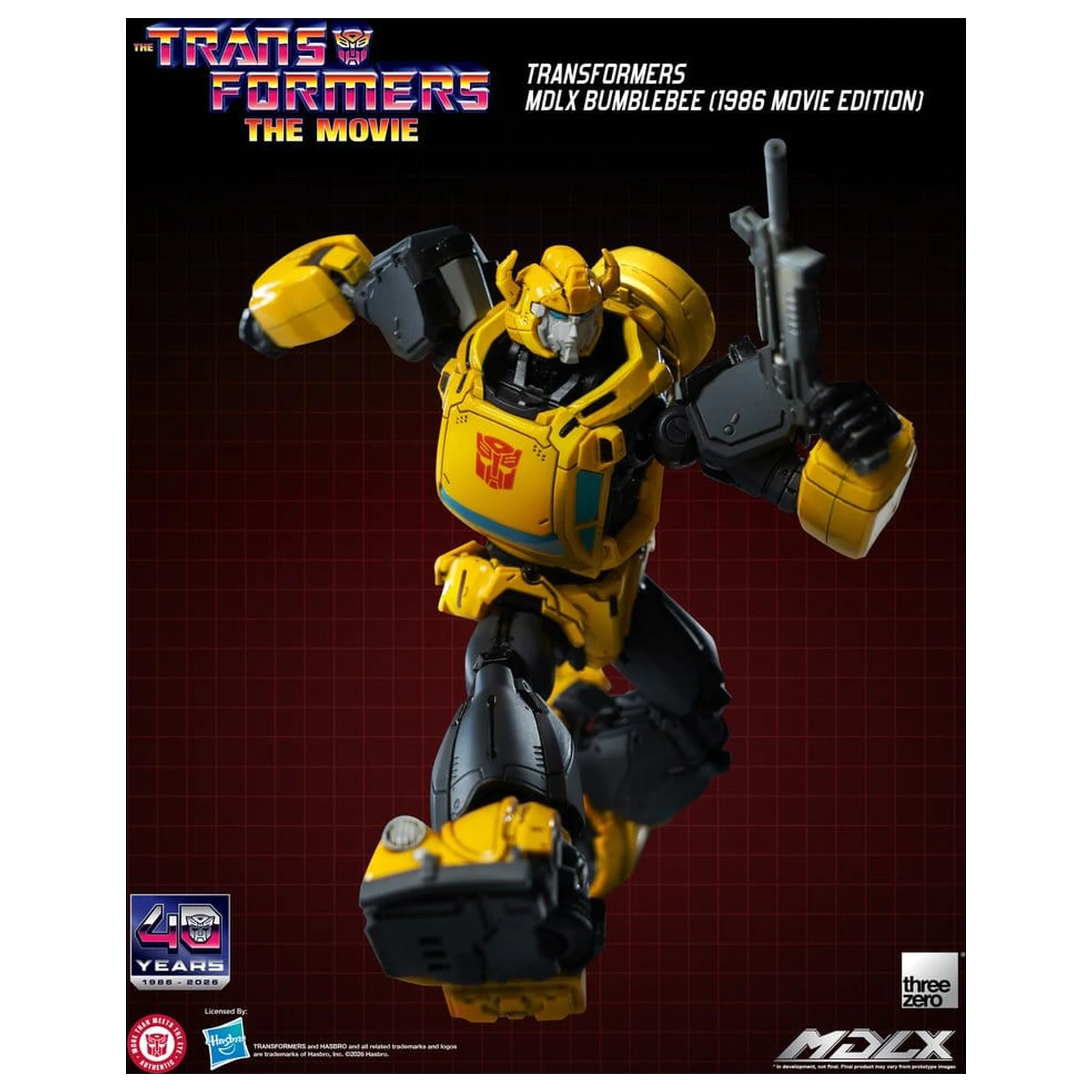 Transformers MDLX Action Figure Bumblebee (1986 Movie Edition) 12 cm product photo