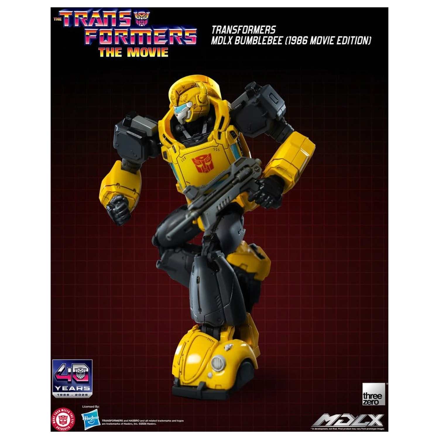 Transformers MDLX Action Figure Bumblebee (1986 Movie Edition) 12 cm product photo