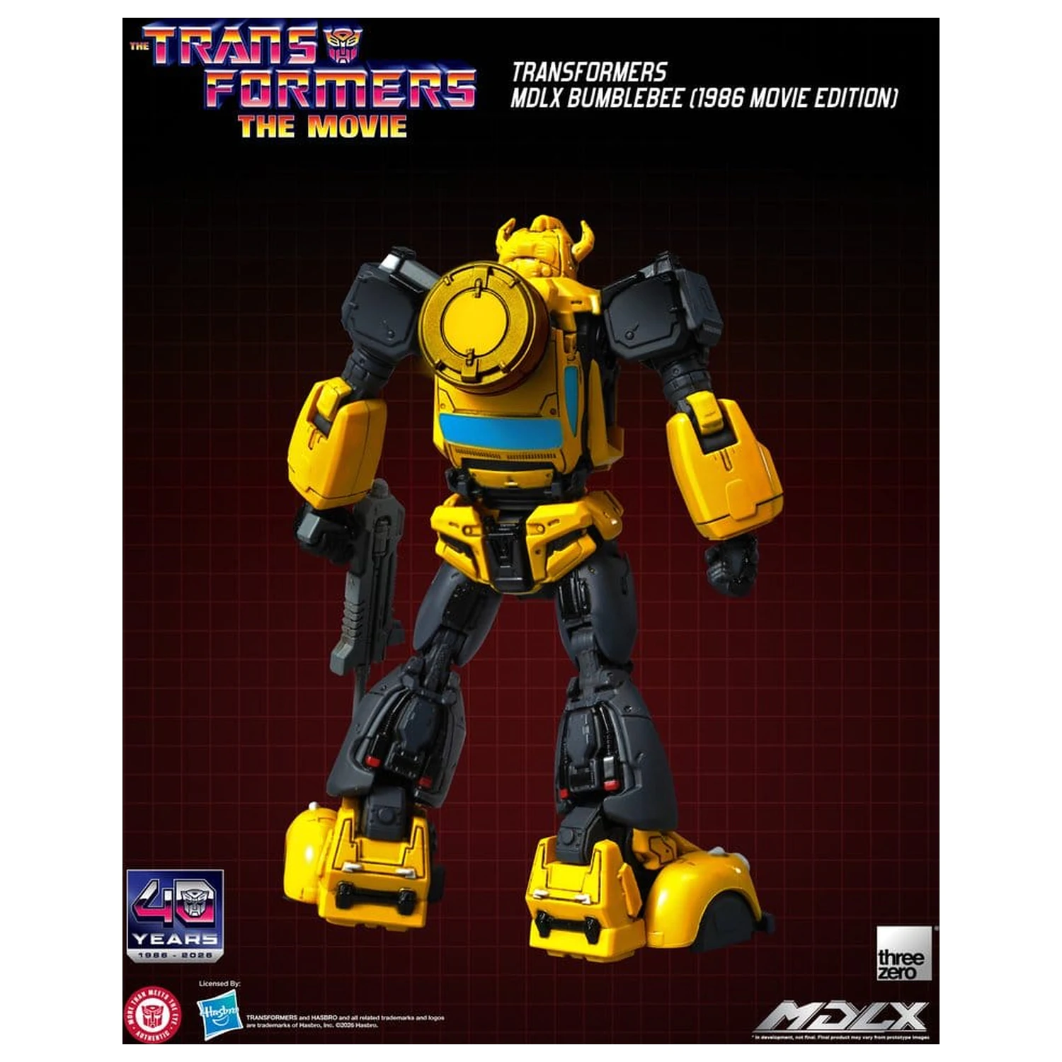 Transformers MDLX Action Figure Bumblebee (1986 Movie Edition) 12 cm product photo