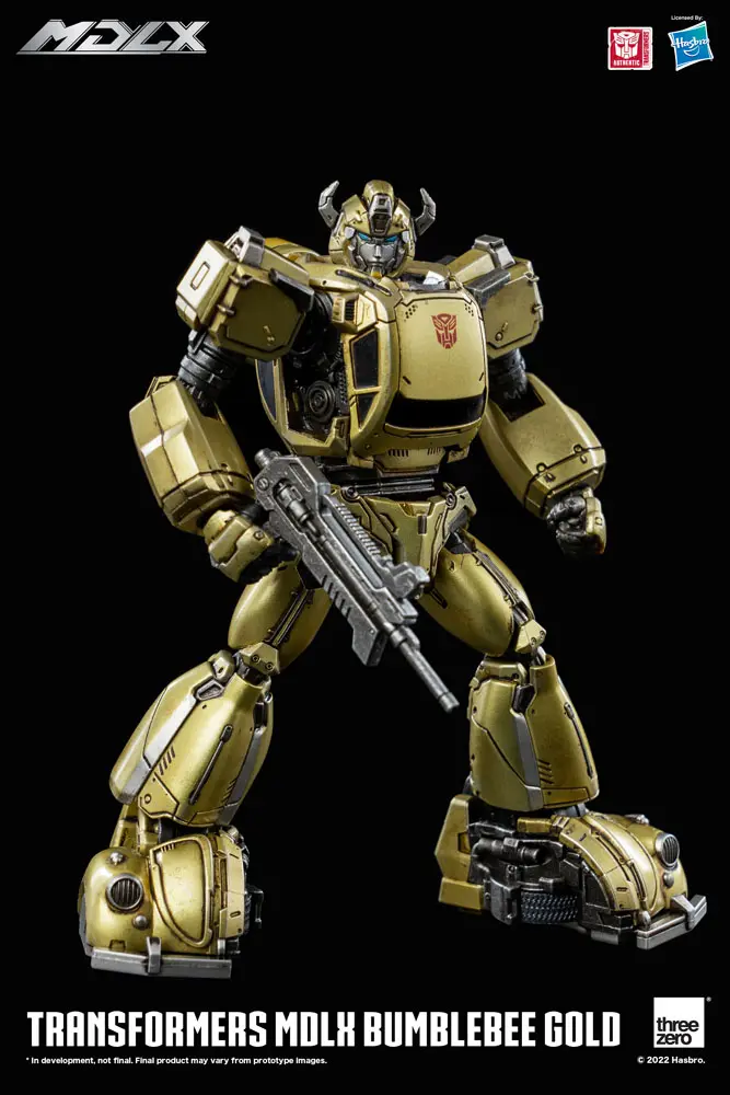 Transformers MDLX Action Figure Bumblebee Gold Limited Edition 12 cm product photo