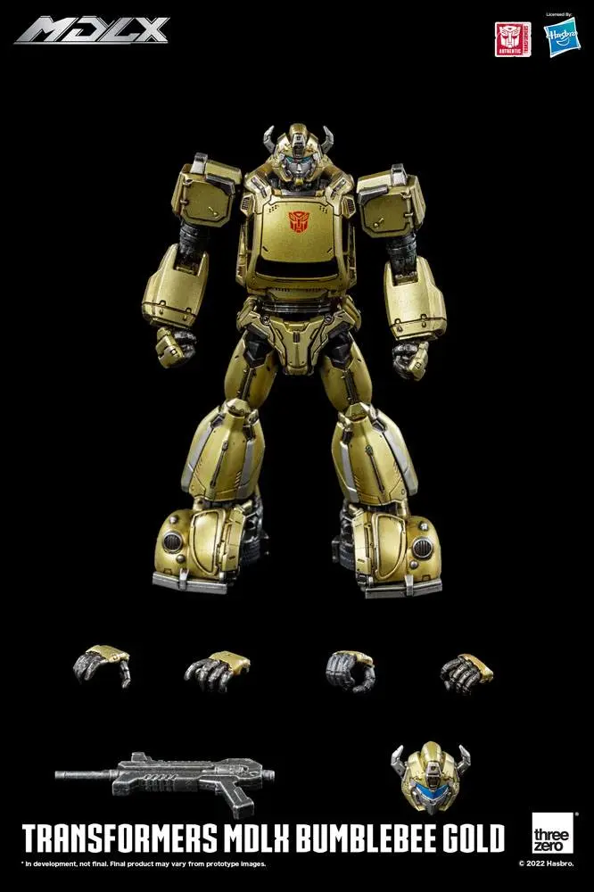 Transformers MDLX Action Figure Bumblebee Gold Limited Edition 12 cm product photo