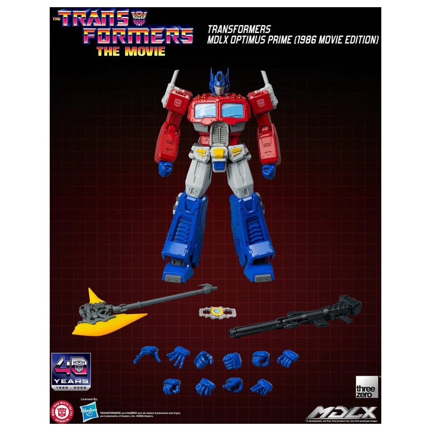 Transformers MDLX Action Figure Optimus Prime (1986 Movie Edition) 18 cm product photo