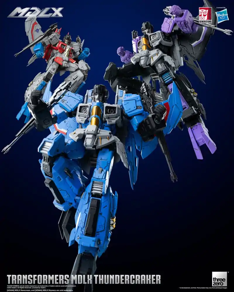 Transformers MDLX Action Figure Thundercracker 20 cm termékfotó