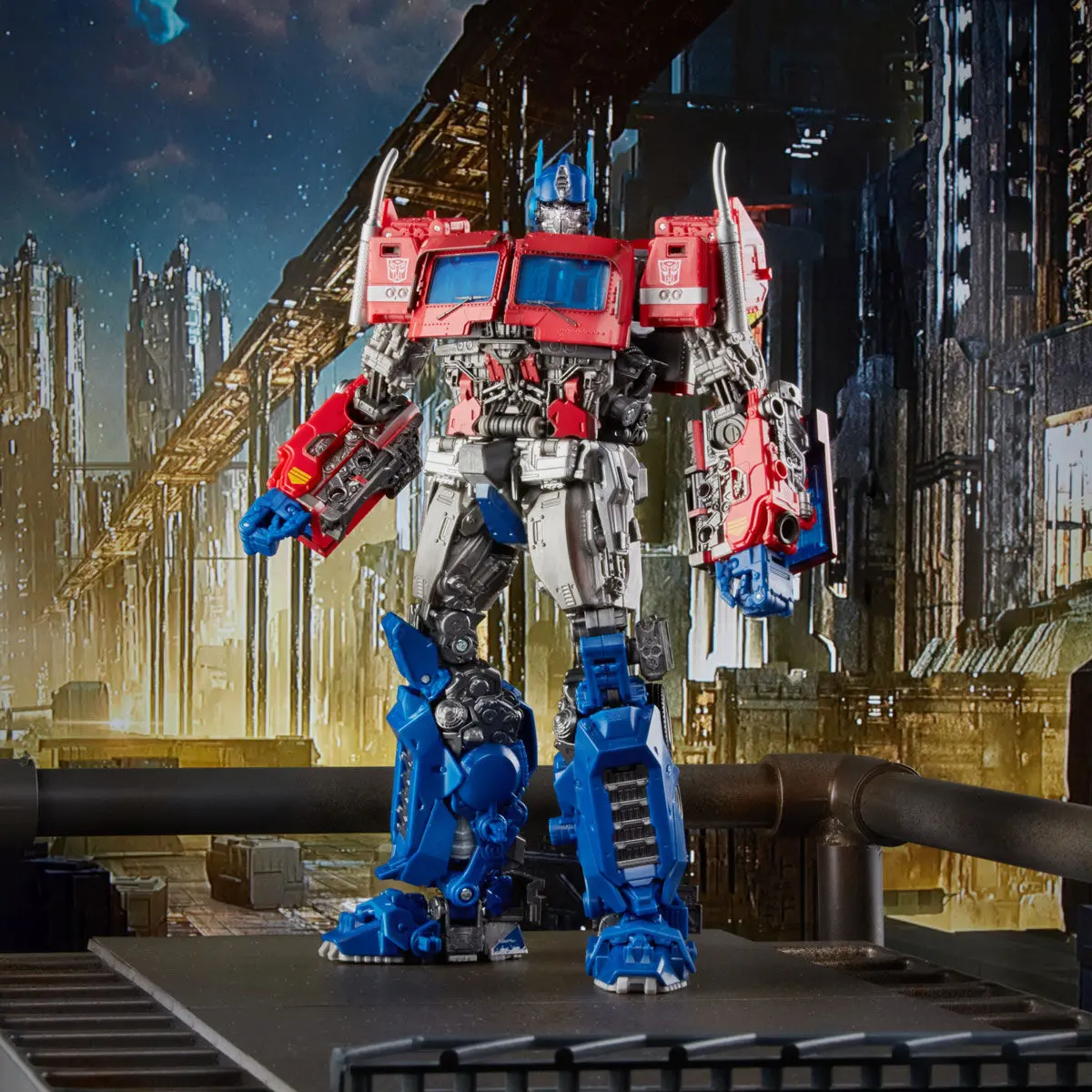 Transformers Move Masterpiece Bumblebee Optimus Prime 27cm product photo