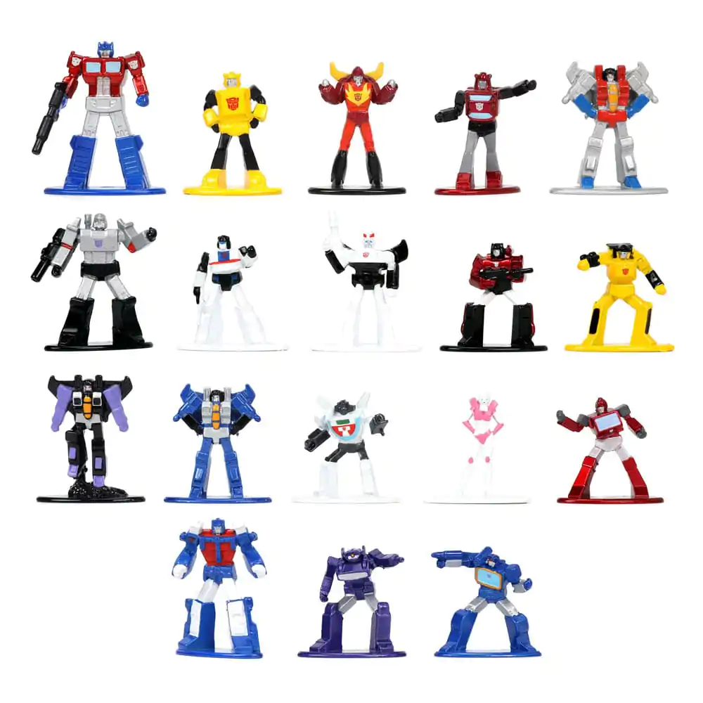 Transformers Nano Metalfigs Diecast Mini Figures 18-Pack Wave 1 4 cm termékfotó