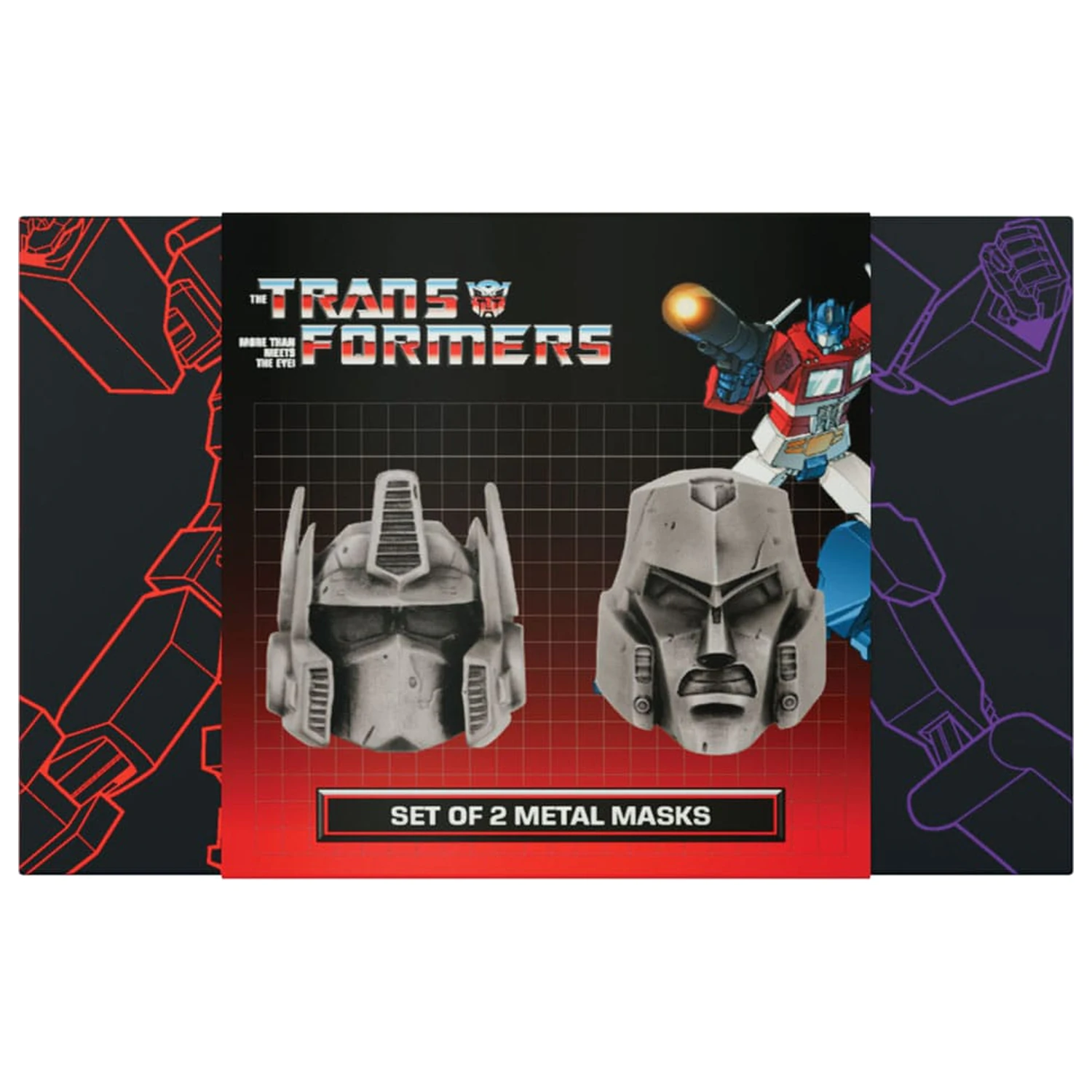 Transformers Replica Set of 2 Helmets Optimus Prime & Megatron Limited Edition product photo