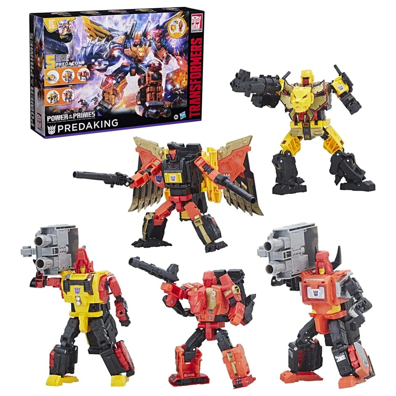 Transformers Power of the Primes Combiner Action Figure Predaking 45 cm product photo