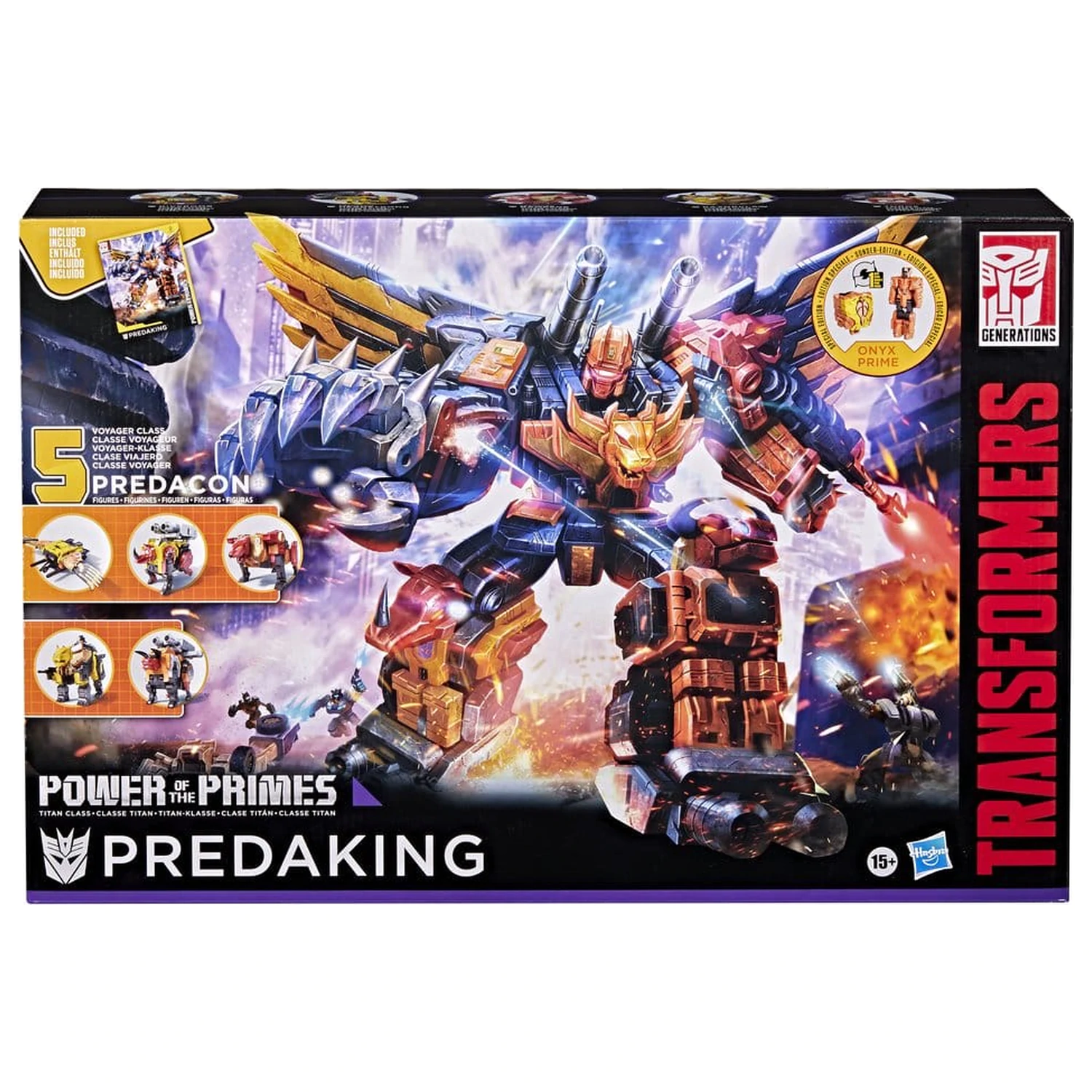 Transformers Power of the Primes Combiner Action Figure Predaking 45 cm product photo