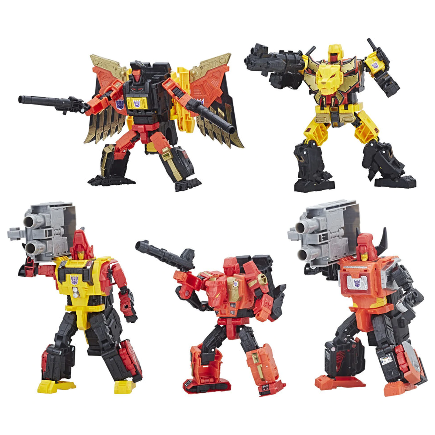 Transformers Power of the Primes Predaking Combiner set figures product photo