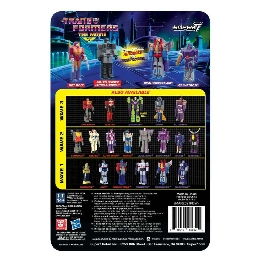 Transformers ReAction Action Figure Wave 4 Galvatron 10 cm product photo
