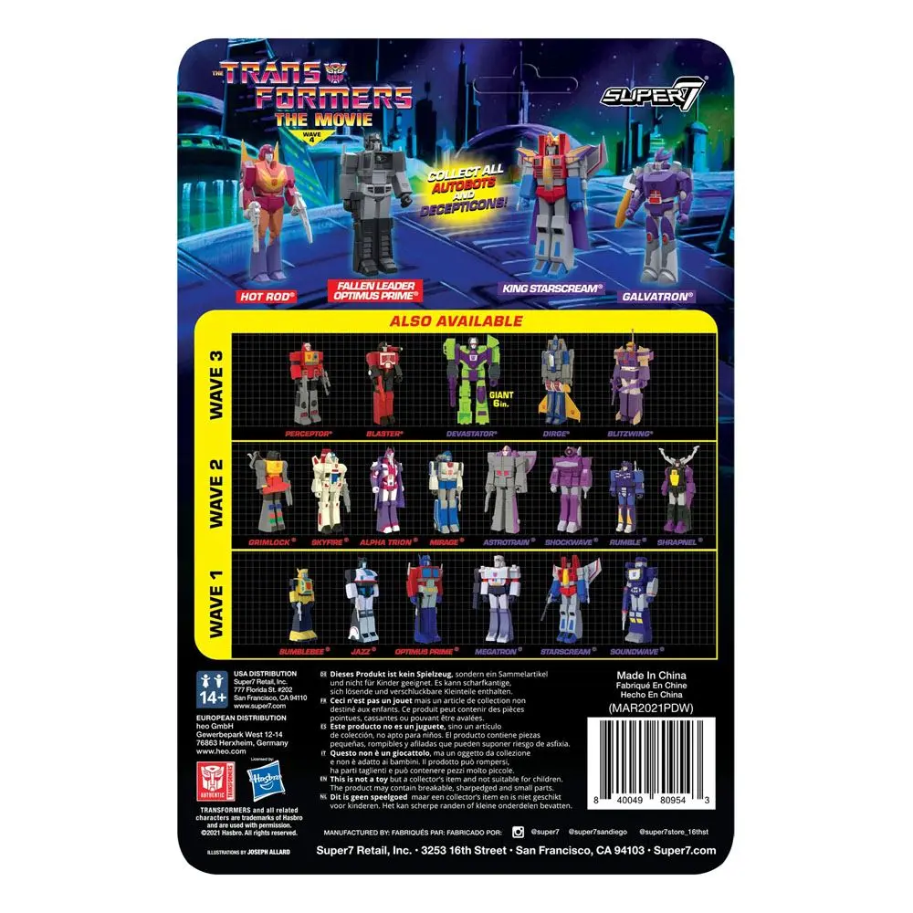 Transformers ReAction Action Figure Wave 4 King Starscream 10 cm product photo