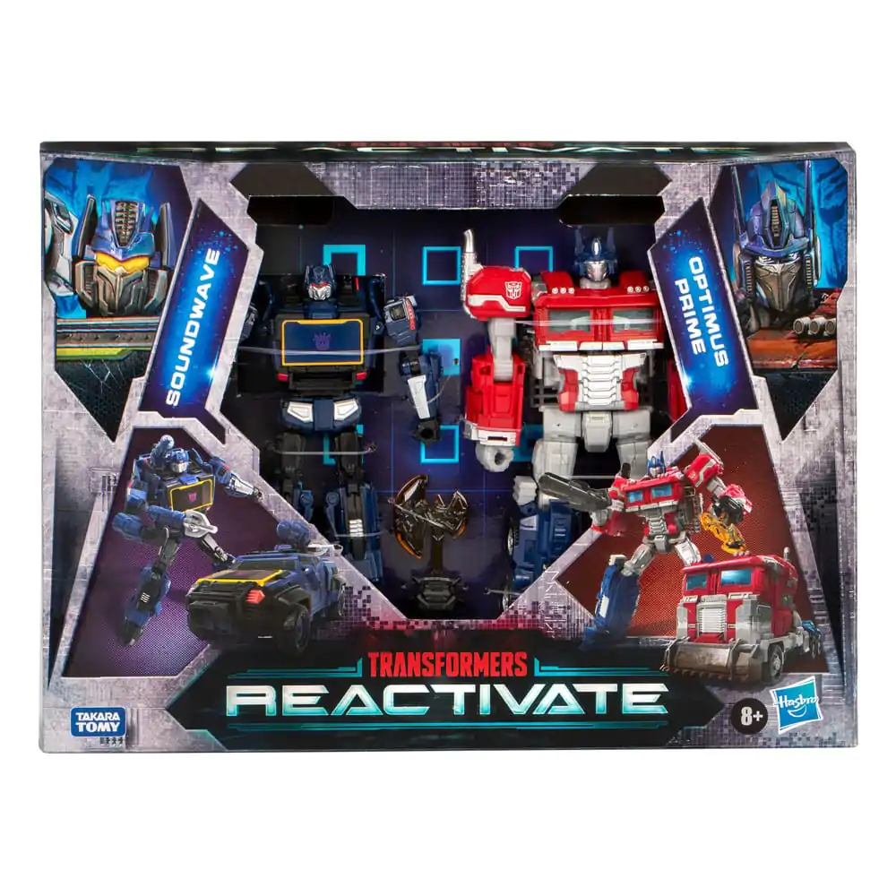 Transformers: Reactivate Action Figure 2-Pack Optimus Prime &amp; Soundwave 16 cm product photo