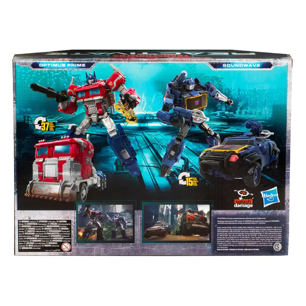 Transformers: Reactivate Action Figure 2-Pack Optimus Prime &amp; Soundwave 16 cm product photo