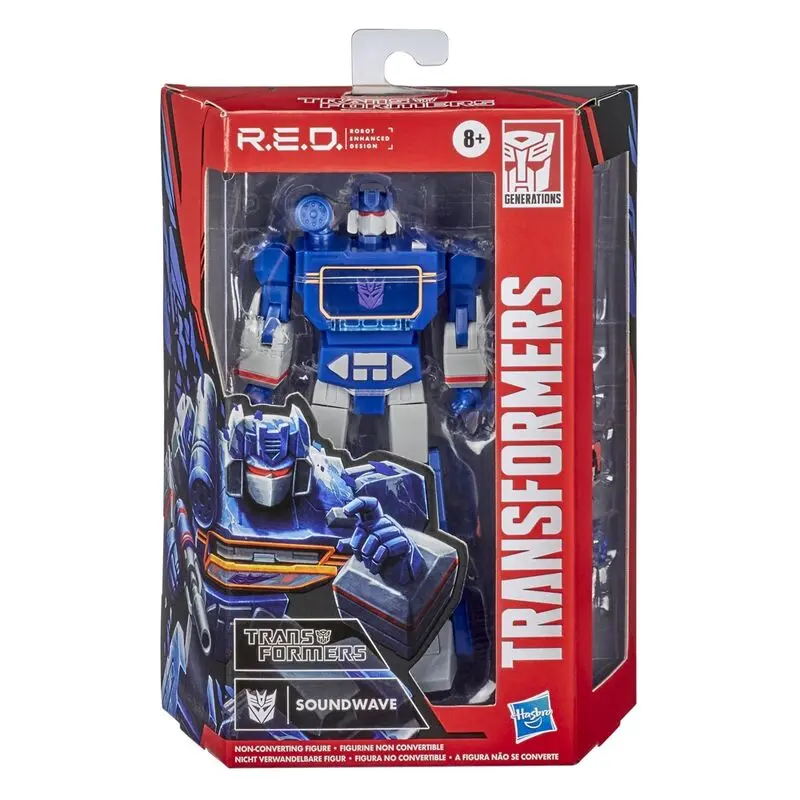 Transformers R.E.D Generations Soundwave figure 15cm product photo