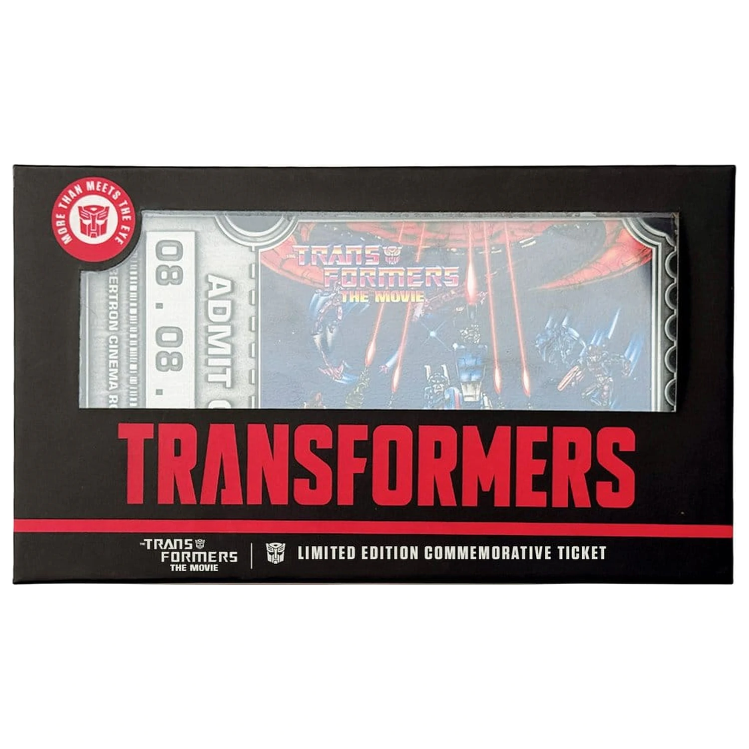 Transformers Replica The Movie 40th Anniversary Movie Ticket Limited Edition 9 x 16 cm product photo