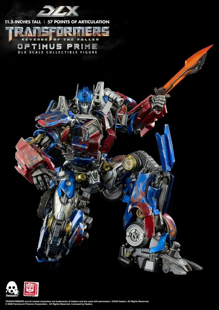 Transformers: Revenge of the Fallen DLX Action Figure 1/6 Optimus Prime 28 cm product photo