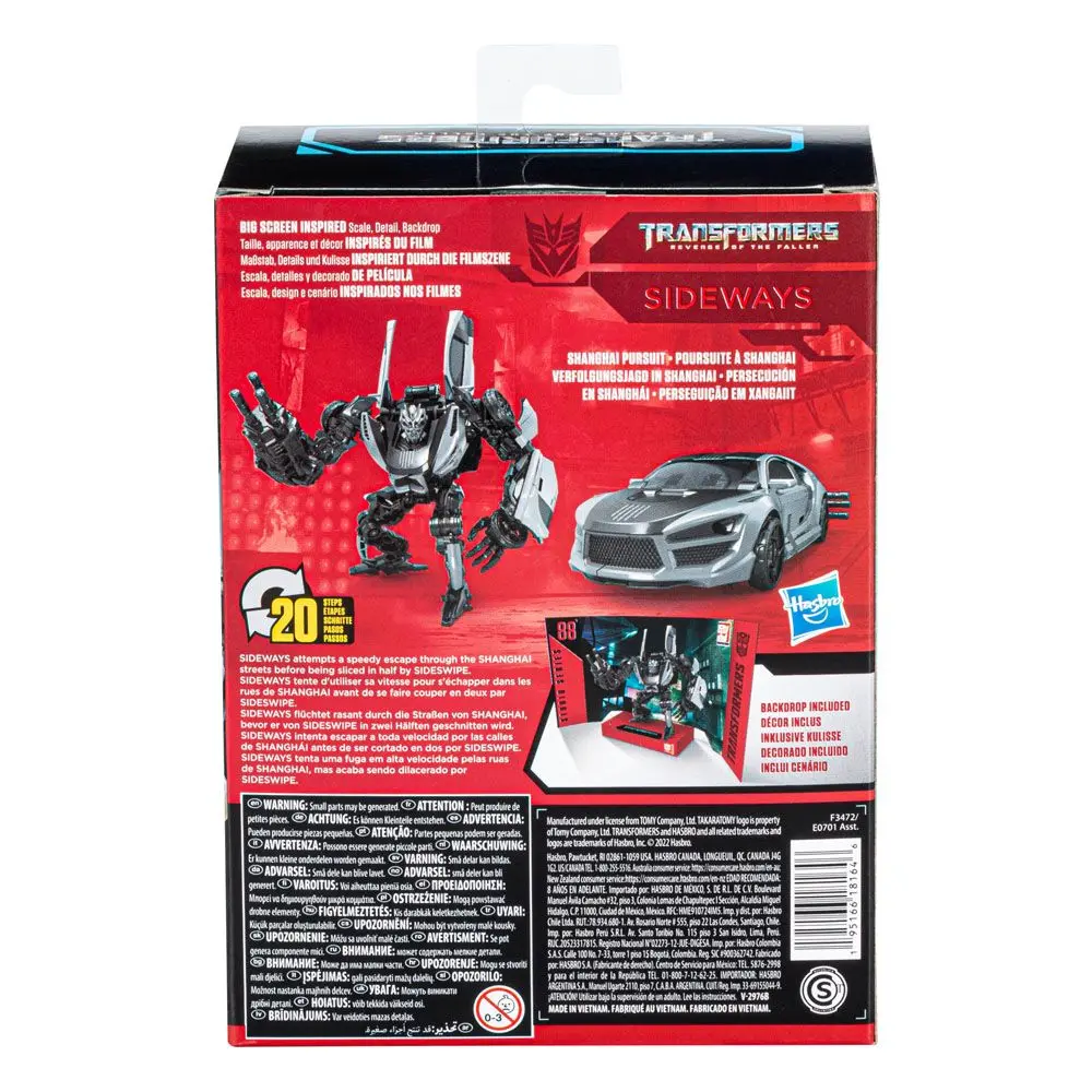 Transformers: Revenge of the Fallen Generations Studio Series Deluxe Class Action Figure 2022 Sideways 11 cm product photo