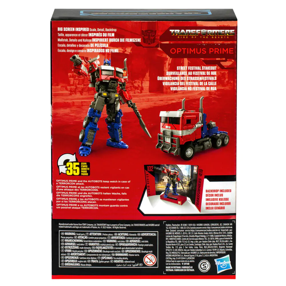 Transformers Rise of the Beast Studio Series Optimus Prime figure 16,5cm termékfotó